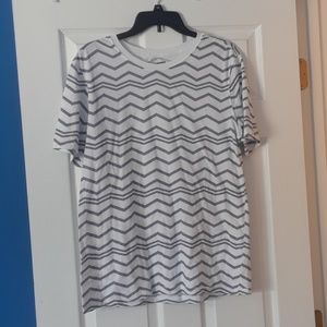 Stripped/zig zagged shirt